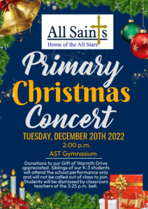 Primary Christmas Concert