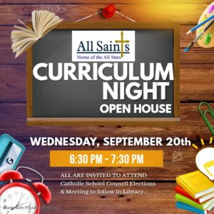 AST Curriculum Night Open House